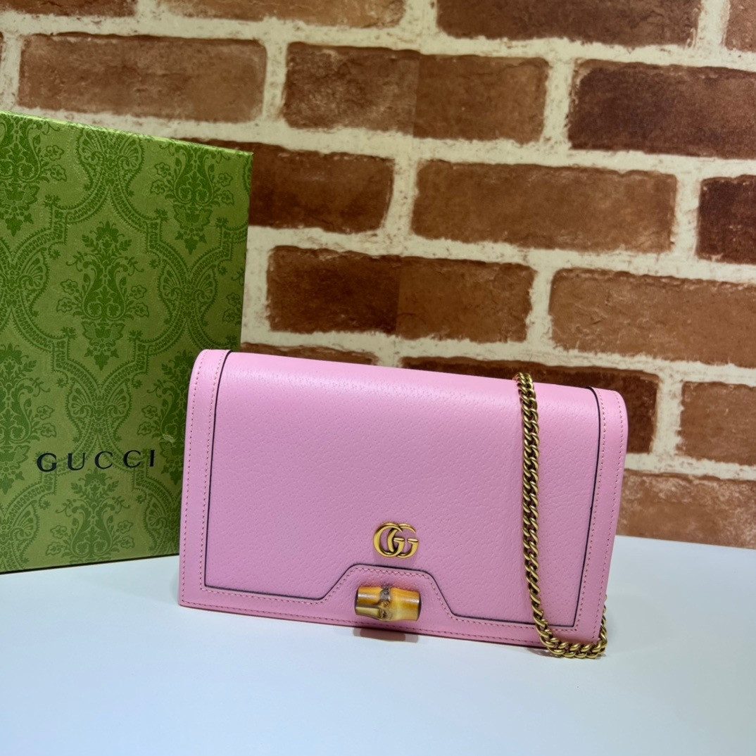 G*u*i diana mini bag with bamboo