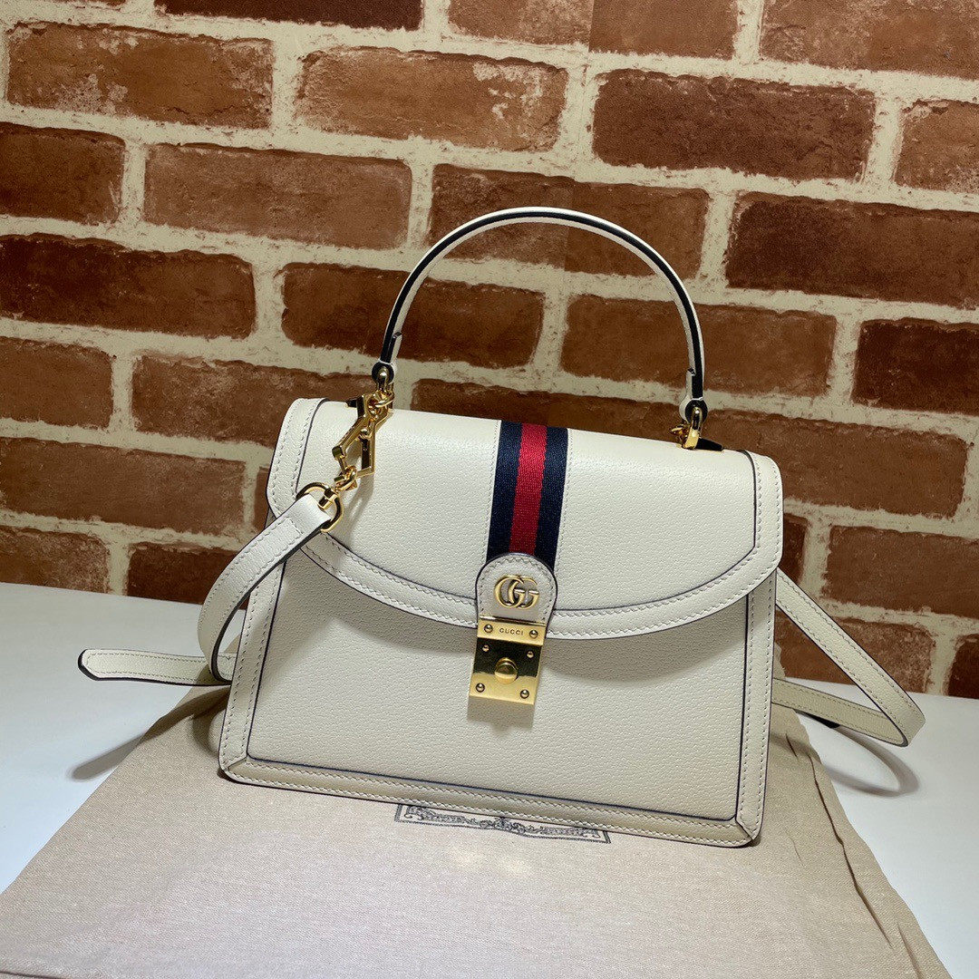 G*u*i ophidia small top handle bag with web