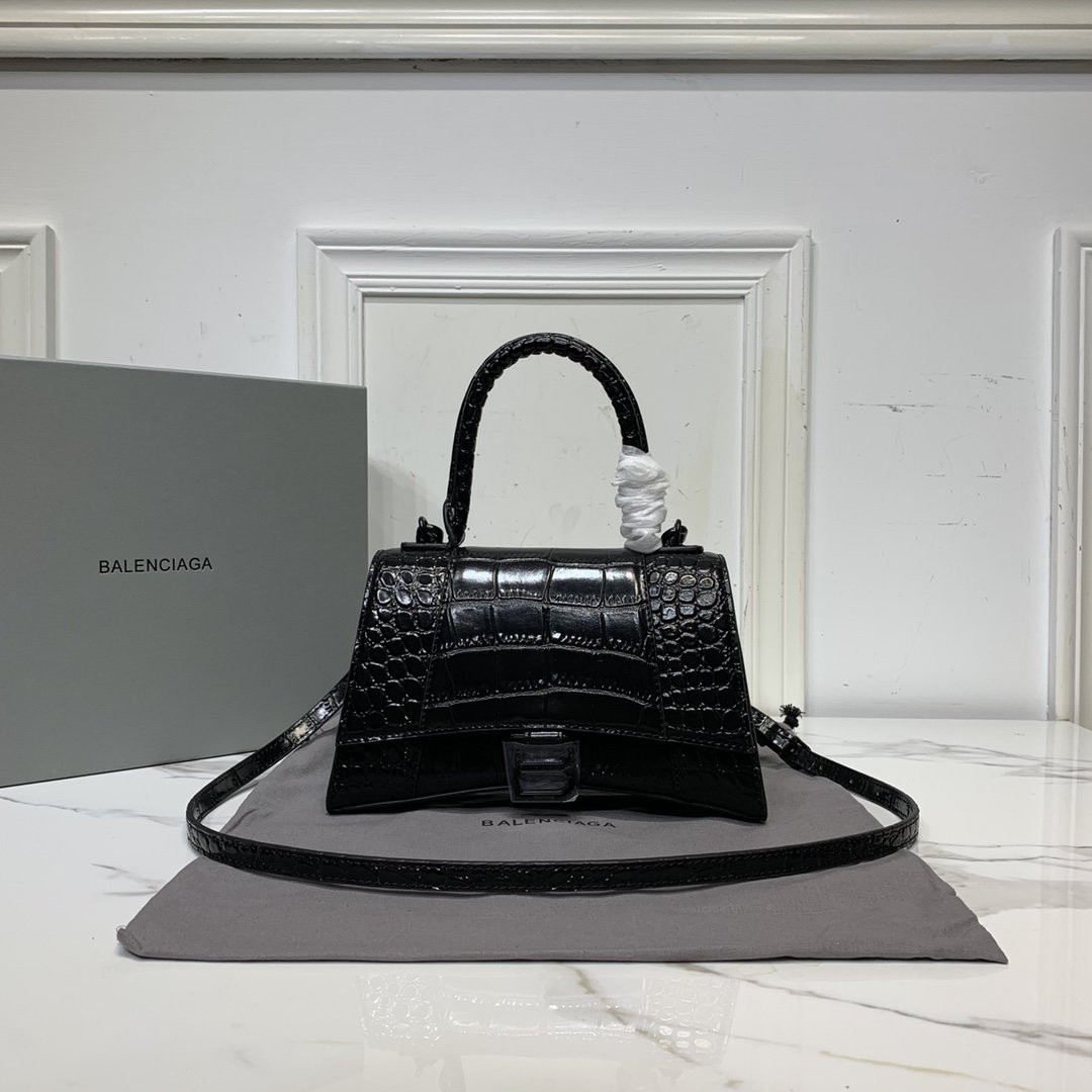 Ba*len*cia*ga hourglass small top handle bag