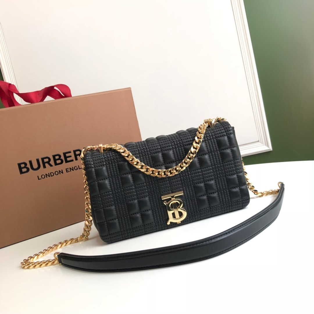 B**rry small quilted check lambskin lola bag