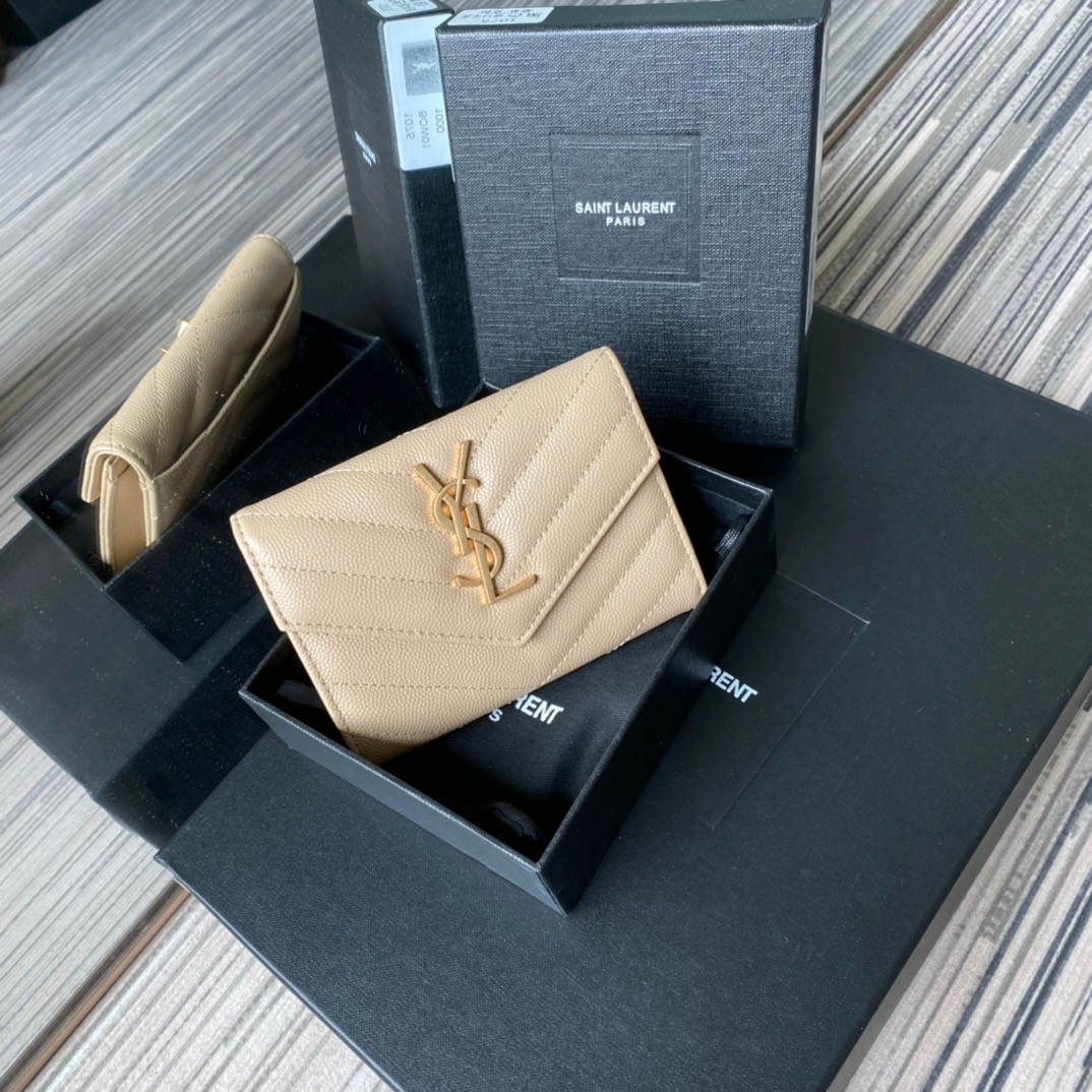 Y*L monogram small envelope wallet in