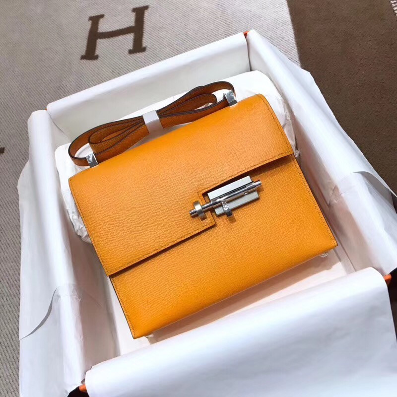 H**mes verrou chaine bag ep leather all handmade