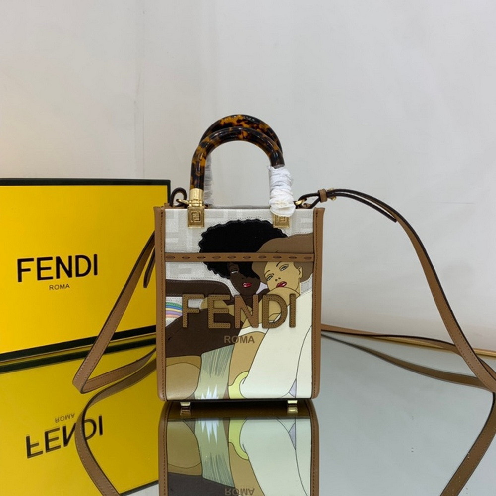 F**di mini sunshine shopper-13-18-6.5cm