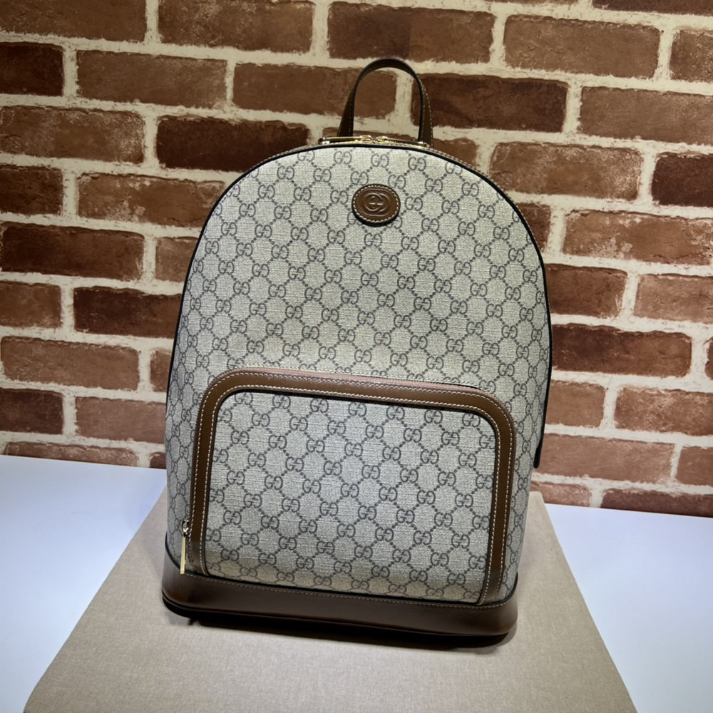 G*u*i backpack with interlocking g