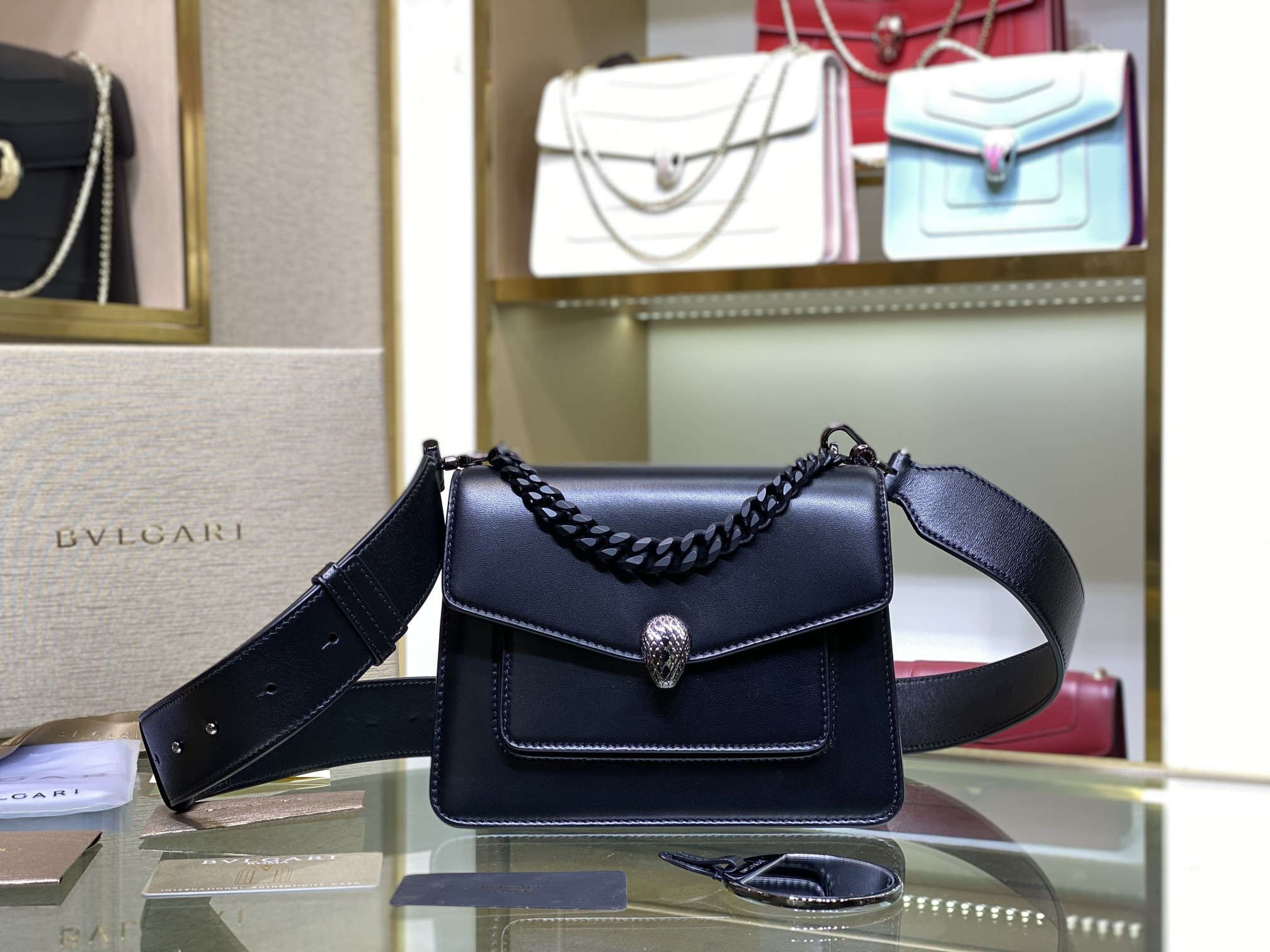B*l*ai serpenti forever crossbody bag-20cm