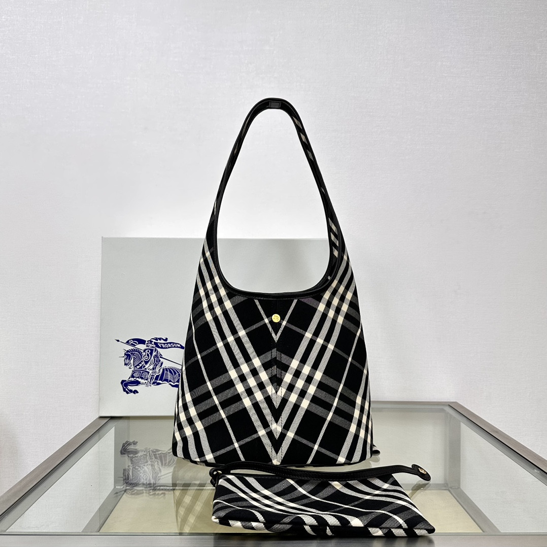 B**rry small check shoulder bag