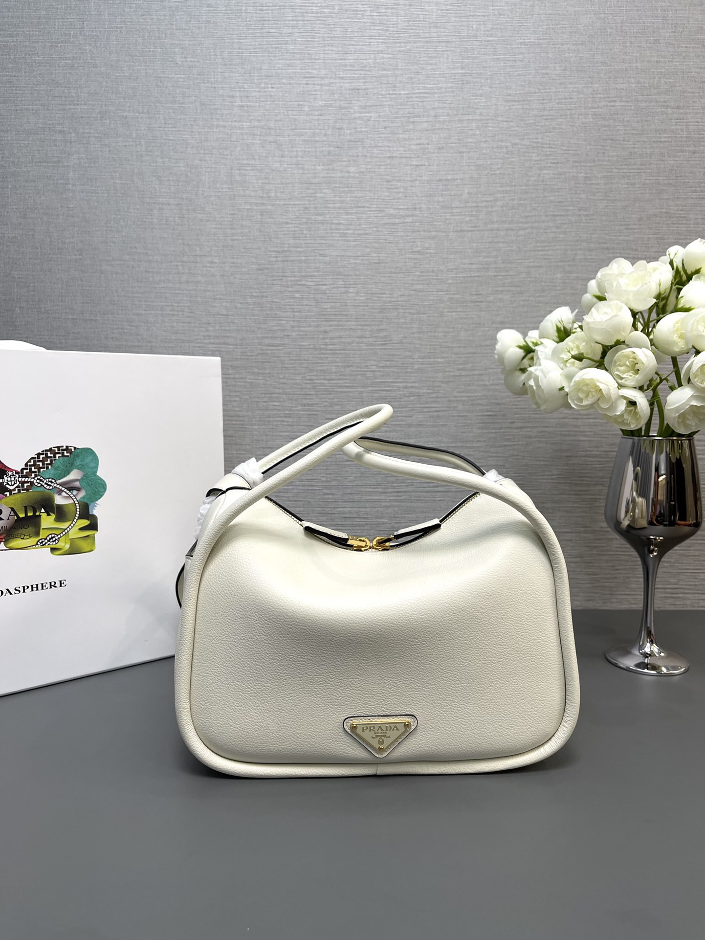 Pra*a darling leather handbag
