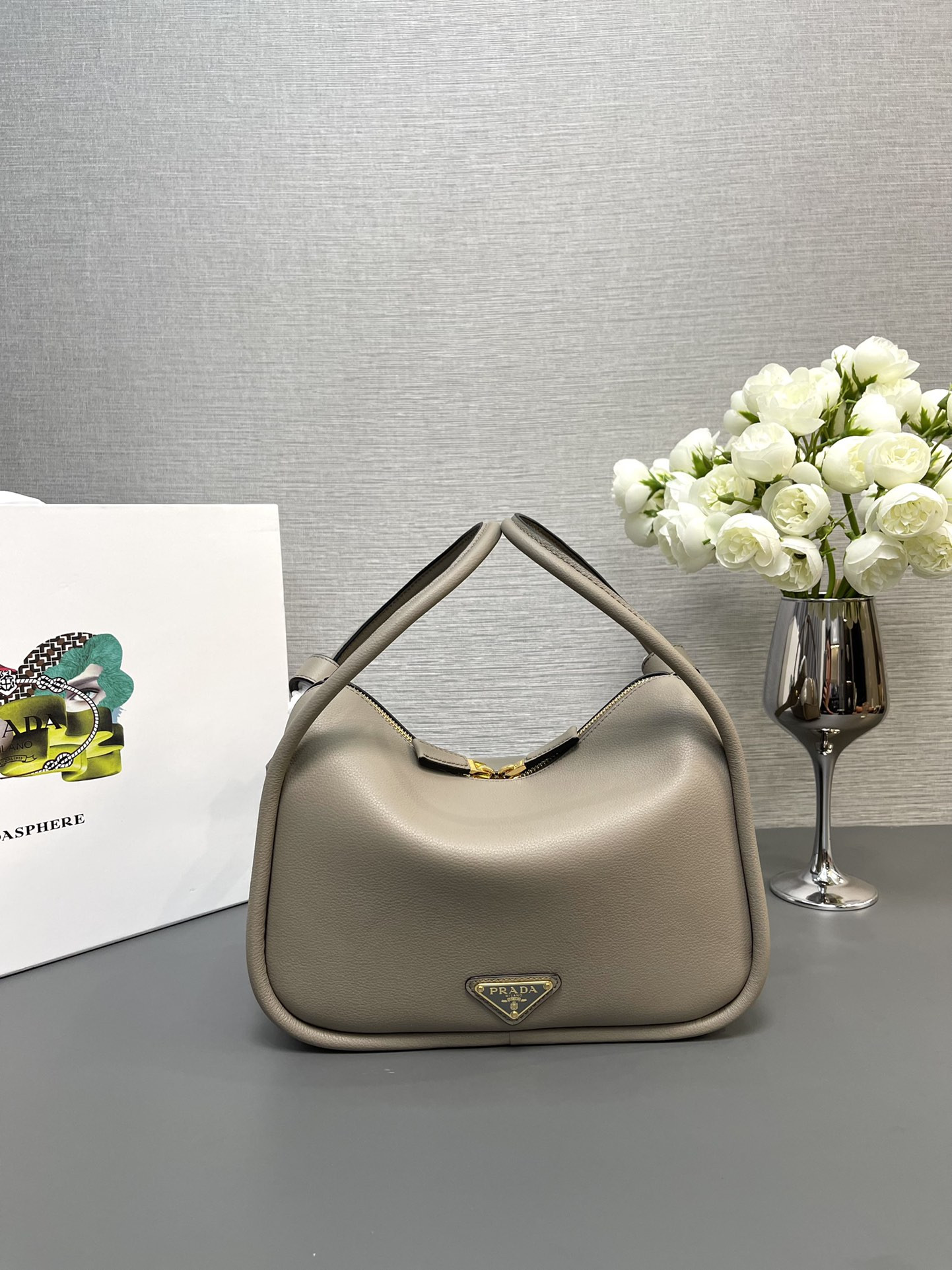 Pra*a darling leather handbag