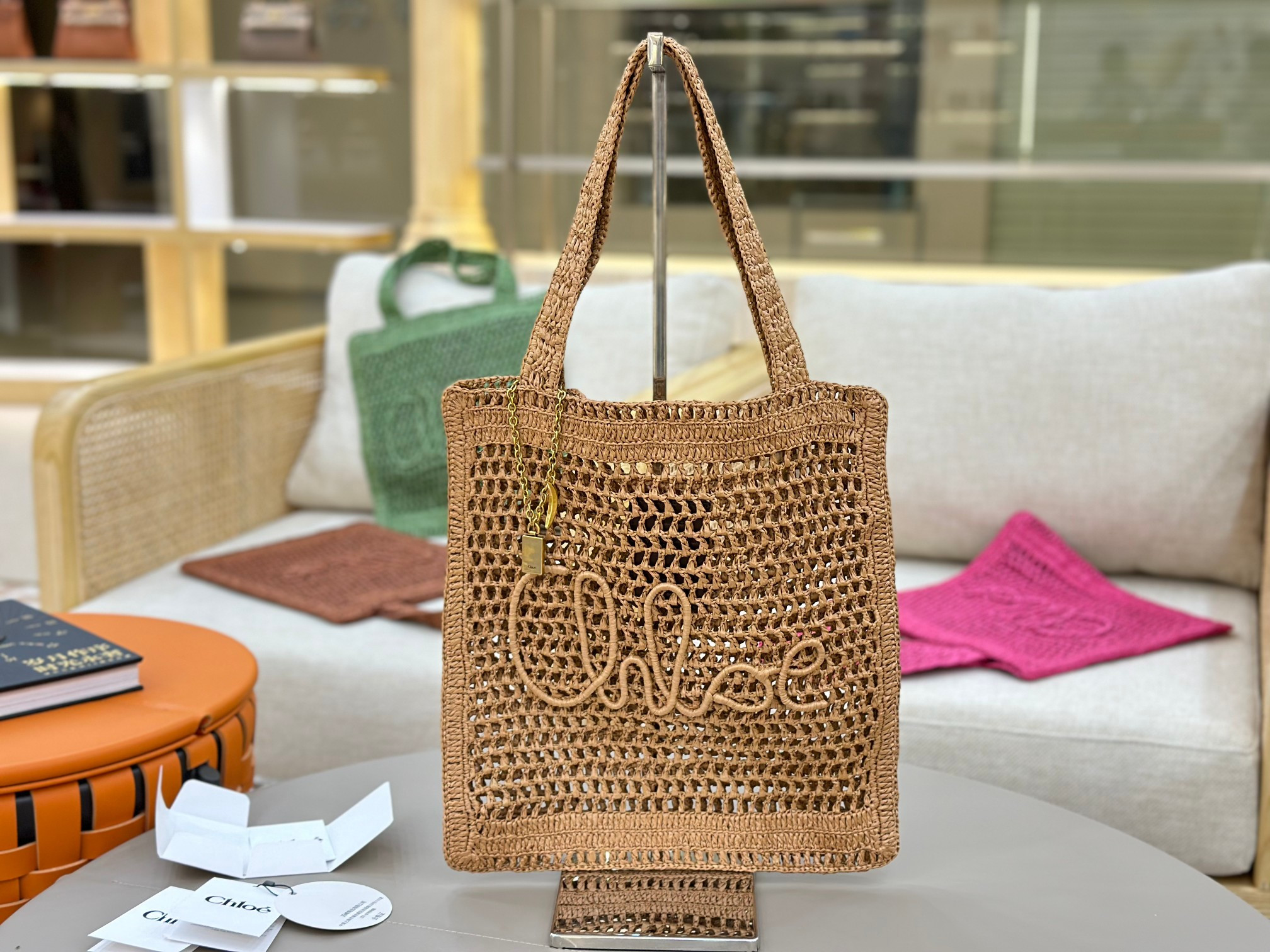 Chloe 25S summer banana tote - 37*33CM